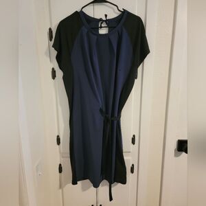 Smartwool Merino Wool Short Sleeve Colorblock Sport Dress Large